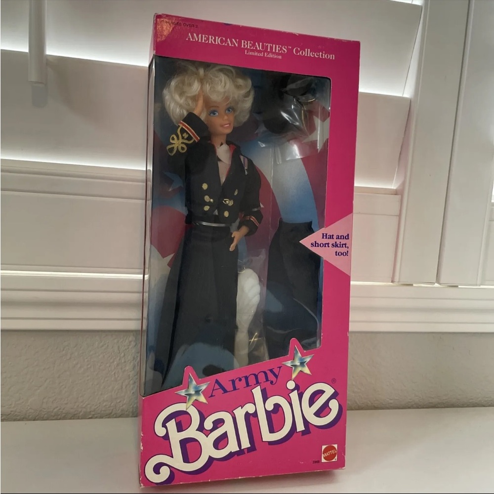 Vintage 1989 American Beauties Collection Army Barbie #3966